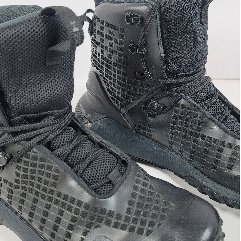 Under Armour HOVR Ridge Trek Storm Proof Hiking Boots 3025573-003 Mens 10.5